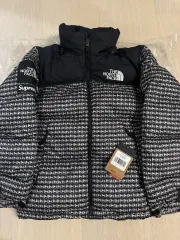シュプリーム THE NORTH FACE スタッズ Nuptse ジャケット ブラックS
