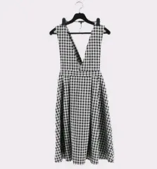 L237 ギンガム CHECK フレア ONE PIECE