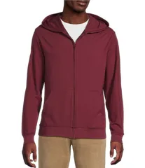 ダニエル クレミュ メンズ アウター ジャケット・ブルゾン デニム パーカー Cremieux Premium Denim FullZip Hoodie BURGUNDY バーガンディのサムネイル