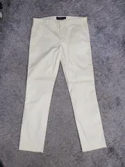 POLO RALPH LAUREN ポロラルフローレン コットン パンツ チノ パンツ 白 新モデルタブ レディース 29 30