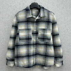 95 ザラ チェック ルーズフィット ウール ジャケット