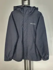 Columbia コロンビア ウィンドブレーカー Omni-Tech 軽量 ダウン ジャケット ネイビー XL