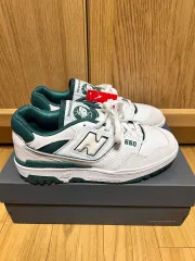 ニューバランス BB550STA グリーン ワイド 245mm 新品
