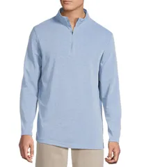 ダニエル クレミュ メンズ アウター ニット・セーター Cremieux Blue Label Performance Brrr RLong Sleeve QuarterZip Pullover LIのサムネイル