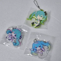 まとめ売り) 初音 ミク ラバー ストラップ アクリル キーホルダー