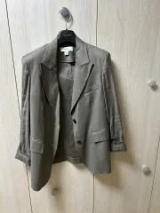 麻混ブレザー ジャケット