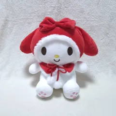 (新品/正規品) Sanrio(サンリオ) 冬用ケープ My Melody(マイメロディ) 中型ぬいぐるみ 25cm