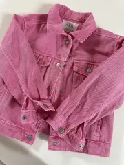 ザラキッズ ピンク デニムジャケット (4-5y)