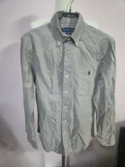 ポロ ラルフローレン シャツ Slim Fit グレー