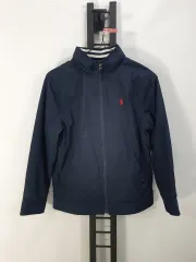 ポロ ラルフローレン ウィンドブレーカー ブルゾン ポリエステルシェル ジャケット ネイビー BOYS PLANET(ボイプラ) m 10-12