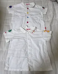 ミッキーハウス 半袖 刺繍 シャツ 2点 まとめ 80サイズ