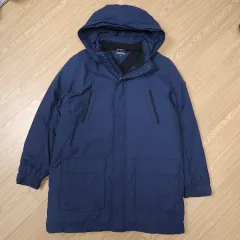 トミーヒルフィガー ネイビー フード ダウン コート 16 (95M)