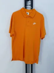 ナイキ 半袖 カラーTシャツ nsw メチアップ ポロ オレンジ L