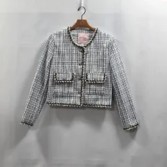 1780 MAYOON メイユン ツイード クロップド ジャケット / ノーカラー