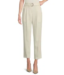 ヒューゴボス レディース ボトムス カジュアルパンツ プリーツ クロップド BOSS by Hugo Boss Tapiah Woven Pleated front Tapered Leg Croppのサムネイル