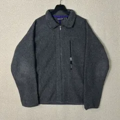 (S) 90s パタゴニア グレー フリース ジップアップ