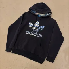 アディダス CHECK ビックロゴ トレフォイル WHO フードTシャツ