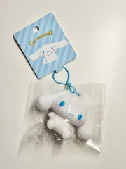 (日本正規品)サンリオ フロッキー マスコット ホルダー キーリング (シナモロール)