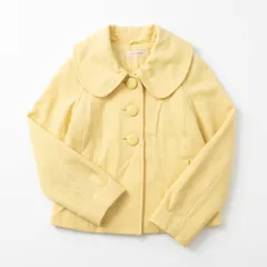 [D-4] COMME CA ISM ラウンドカラーブルゾン イエロー