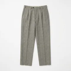 [G-16] グレンチェック柄スラックス ブラウン