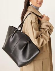 未使用】&MyuQ アンドミューク TOTE BAG トート ブラックA4 - メルカリ