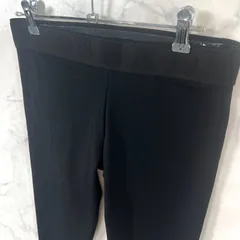 美品 チャコット ストレッチレギンス タイツ ウエストシリコン滑り止め 黒 ブラック DEHA Chacott レディース B2187