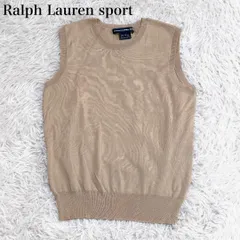 【美品】 Ralph Lauren sport ニットベスト S ベージュ