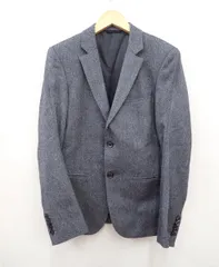 ★5690☆junhashimoto ジュンハシモト カシミヤ混 ストレッチ ツイード 2B テーラード JKT008 TWD01　2のサムネイル