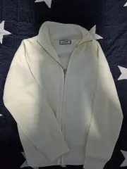 Lunild アイボリー ニット ジップアップ 新品