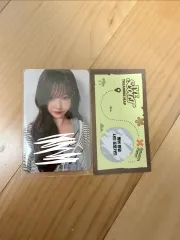 IVE(アイヴ) チャンウォニョン(WONYOUNG・チャンウォニョン) スカウト DIVEZONE サイン入りトレカ