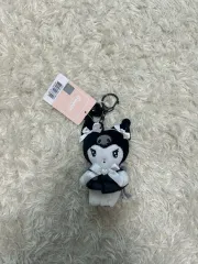 (新品) クロミ ブラックハート ぬいぐるみ キーリング