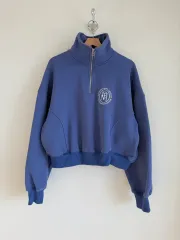 PARTIMENTO パルティメント スウェット ハーフジップアップ