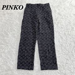 フクゾー パンツ 幾何学模様 総柄 ヴィンテージ 長ズボン スラックス