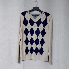 Tommy Hilfiger トミーヒルフィガー メンズ Vネック コットンニット