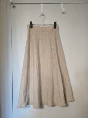 冬用ニットロングスカート (Free! 55-77)