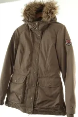 W(XS-S) トミーヒルフィガー ダウン アウター ジャケット キルティング 起毛 マウンテンパーカー フィールド-16BAC