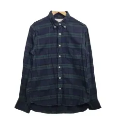無印良品 CHECK シャツ M コットン 100%