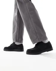 フレッドペリー メンズ シューズ ブーツ・レインブーツ スエード ブーツ Fred Perry kenney low top waxed suede boots in dark Gray グレーのサムネイル