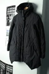 W(L) PASSARDI パサディ ダウン アウター ジャケット ゴルフ ブラック ユニーク-16967