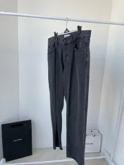 メンズ ブラックデニム デニム ズボン large 新品