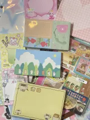 まとめ売り)ダイアリーデコ メモ帳 模造紙 バインダー リフィル マスキングテープ