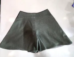 TIME タイム ウール混 ショートパンツ オリーブグリーン