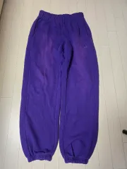 紫 トレーナー ジョガー パンツ