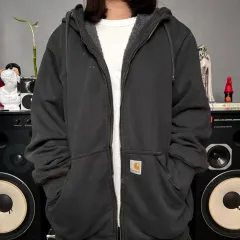 カーハート レインディフェンダー 裏起毛ジップアップ