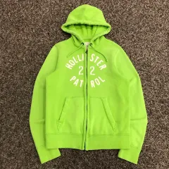 M ホリスター グリーン WHO ジップアップ