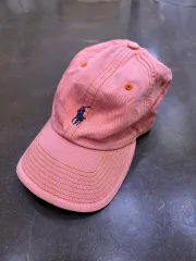 ポロ ゴルフ ラルフローレン ポニー 刺繍 ベースボールキャップ オレンジ 帽子