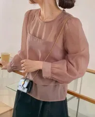 BL175 シースルー ブラウス (新品)