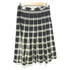 DAKS チェック プリーツ スカート 76-100_S1531