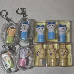 ちいかわ ハチワレ うさぎ くりまんじゅう フィギュア ハンコ 新品 正規品
