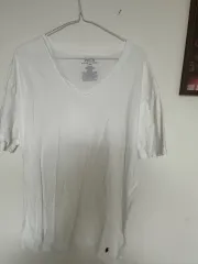 ポロ ラルフローレン Vネック 半袖 Tシャツ 白